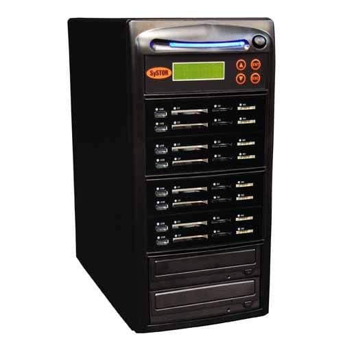 Systor 1:7 All-in-One Combo Flash Drive & Blu-ray BDXL Duplicator - SYS-USBSDCF-BD-07