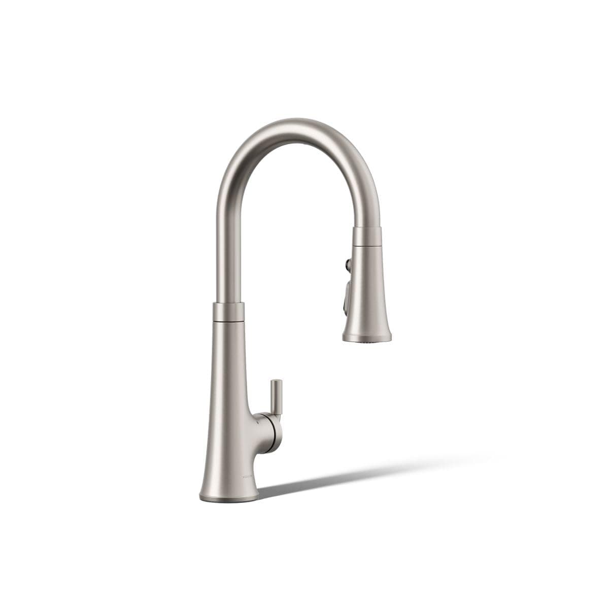 Kohler 23766-VS Tone Grifo pull-down Touchless para cocina, Vibrant Stainless