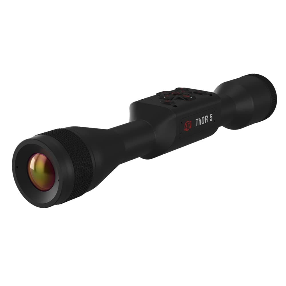 Force Technologies Thor 5 LRF Smart HD Thermal Scope con Sensor de Alta Sensibilidad, Video y Calculadora Balística (640x480; 3-24x)