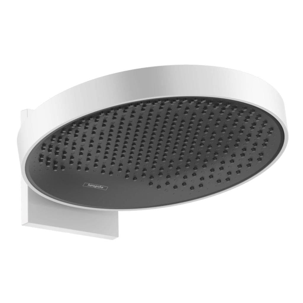 hansgrohe Rainfinity 26230700 Ducha de techo 360mm, 1 chorro con conexión a pared, Matt White
