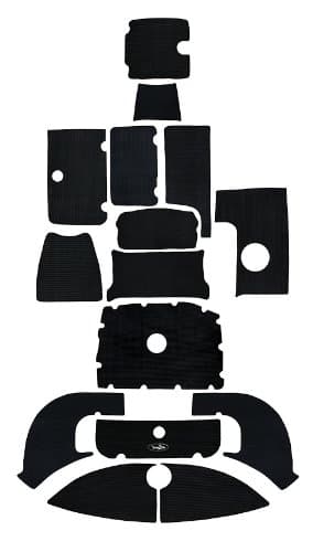 BlackTip Jetsports Kit de tapetes de tracción compatibles con Yamaha AR210/SX210/SR210/212X (White Granite) 130BT906-White-Granite