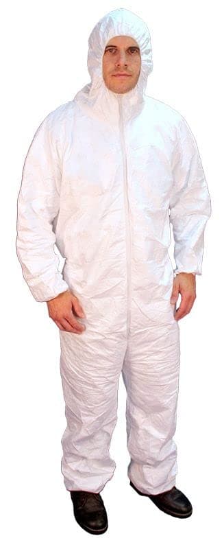 Overol desechable con capucha Buffalo Industries 68507, poliéster-propileno, talla XXXL, pack 1