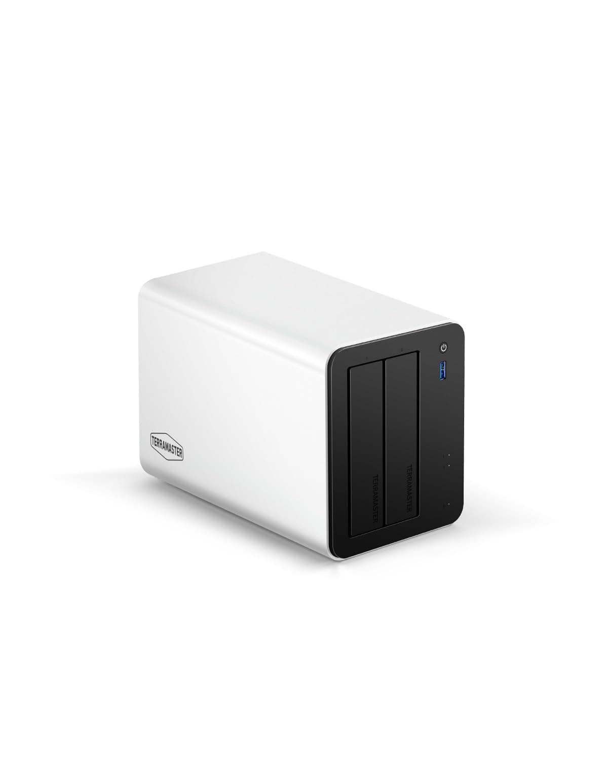 TERRAMASTER F2-425 Plus NAS de Almacenamiento - 2 Bahías CPU Intel N150 Quad-Core, 8GB RAM DDR5, 2 Puertos 5GbE LAN, 3 Ranuras M.2, Almacenamiento en Red para Trabajo en Equipo y Servidor Multimedia (Sin Discos)