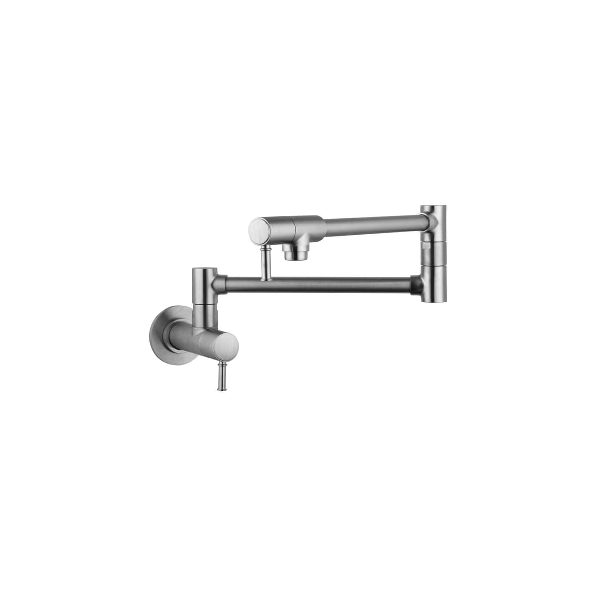 hansgrohe Talis C 04218800 - Grifo mural para cocina tipo pot filler, acero óptico 8"