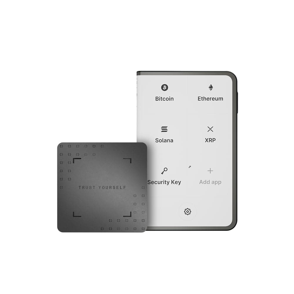 Ledger STAX - Firmante premium con pantalla táctil para gestión segura de criptomonedas - diversifica y haz crecer tus activos con estilo a través de la app The Wallet