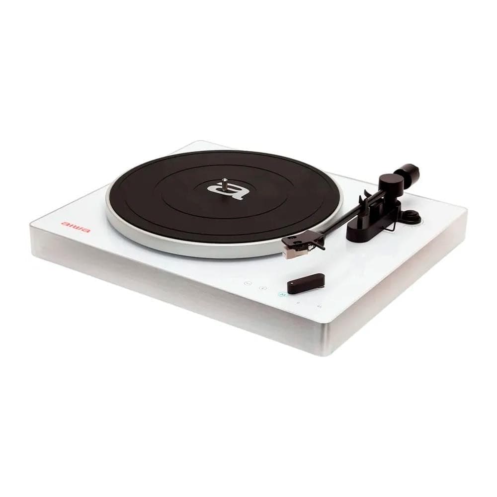 Aiwa APX-680BT Tocadiscos Premium Blanco con Transmisión por Correa APX-680BT/WH