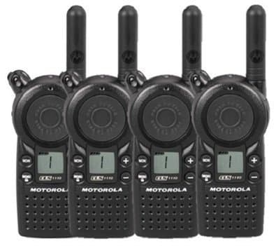 4 Pack Motorola CLS1110 Radios Bidireccionales (UHF)