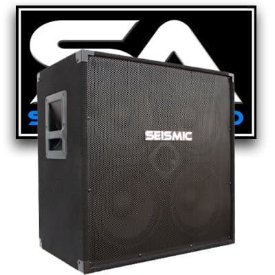 Seismic Audio SA-410H Caja para Bajo 4x10" con Trompeta PA 400W