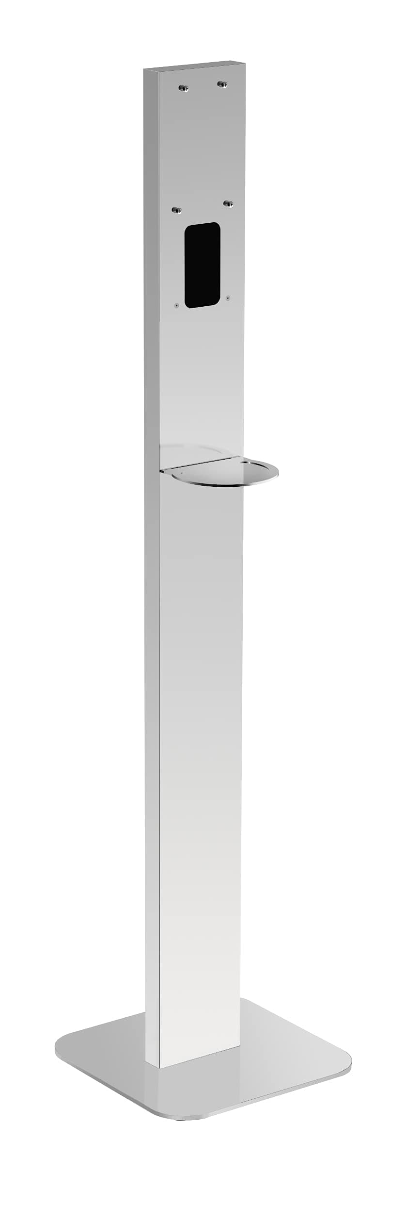 EMCO SYSTEM2 Base para dispensador sensor de jabón - aluminio anodizado plateado 352105000