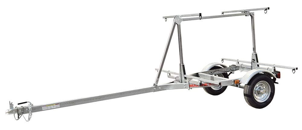 Malone MPG464-LBT MicroSport LowBed 2 Kayak Trailer con 2º Nivel (2nd Tier)