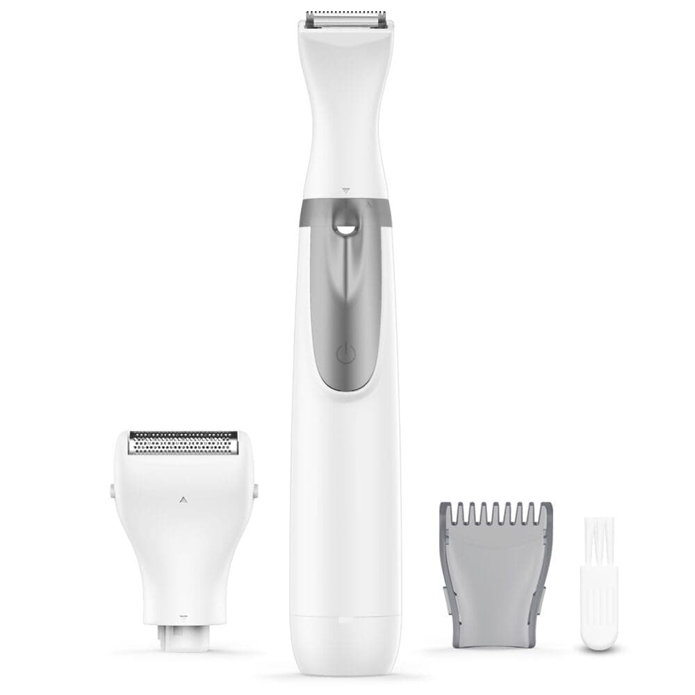 002脱毛US04 Bikini Trimmer Funstant - Afeitadora eléctrica inalámbrica para mujer (bikini04-WH-002-US)