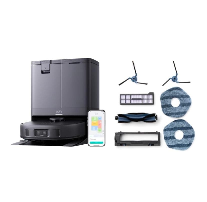 eufy X10 Pro Omni Robot Vacuum and Mop Combo + Kit de Repuestos Oficial E2351