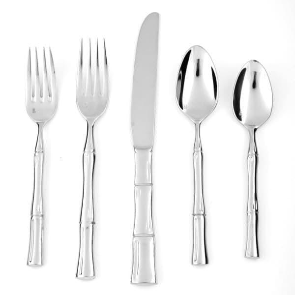 Fortessa Royal Pacific 18/10 Stainless Steel 60 Piece Flatware Set (Service for 12) 60PPS-127-20