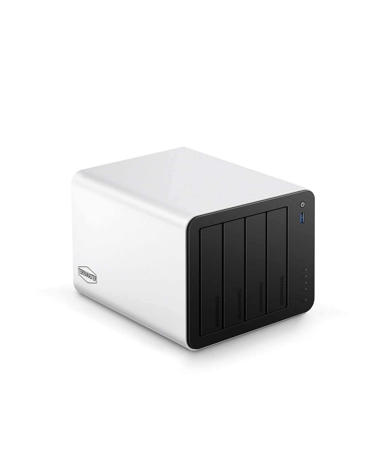 TERRAMASTER F4-425 Plus NAS de Almacenamiento - 4 Bahías CPU Intel N150 Quad-Core, 16GB RAM DDR5,2x LAN 5GbE, 3x Ranura M.2, Almacenamiento en Red para Trabajo en Equipo y Servidor Multimedia (Sin Discos)