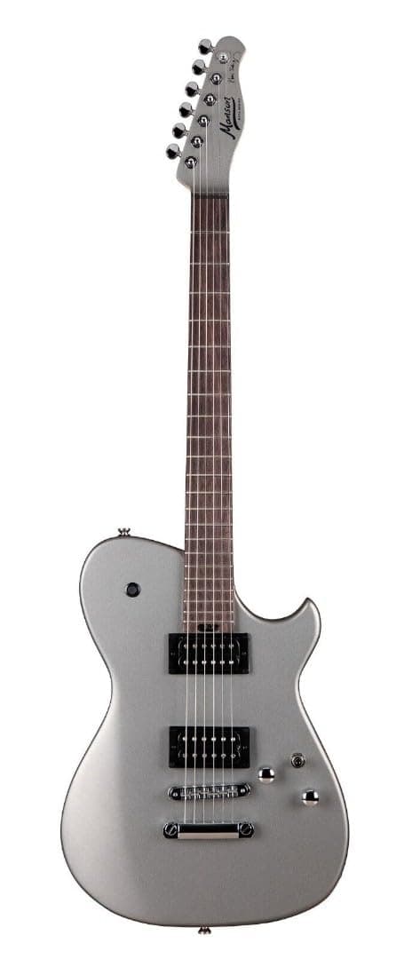 Guitarra eléctrica Cort META Series firma Matt Bellamy, acabado Starlight Silver MBM1SS