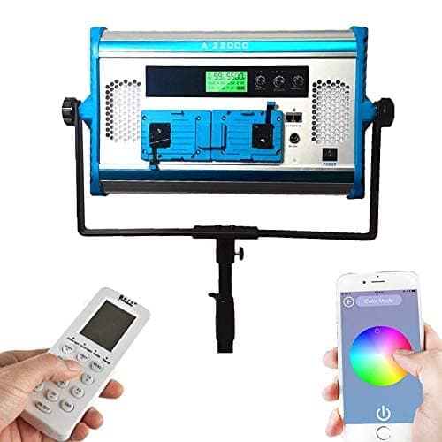 Yidoblo A-2200C RGBW LED Soft Video Light Panel 2800K-10000K con Bolso A-2200C RGBW w/ bag