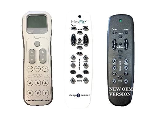 Control reemplazo negro compatible con Sleep Number Flex Fit Plus/Precision Comfort (versión sin LCD) 7427019874140