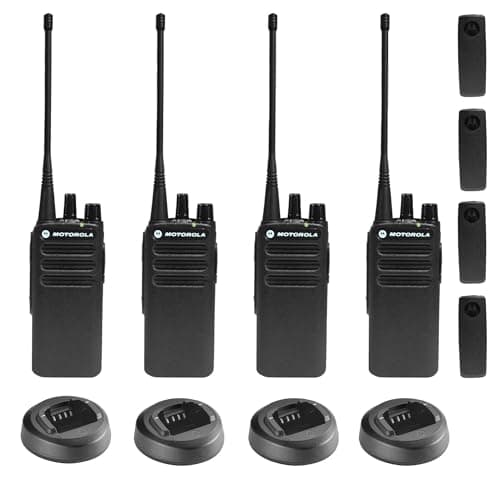 Pack 4 Motorola CP100D Radio Portátil Analógica UHF 16 Canales 4W (403-480MHz) - Sin Pantalla CP100DUA_EDIR_3