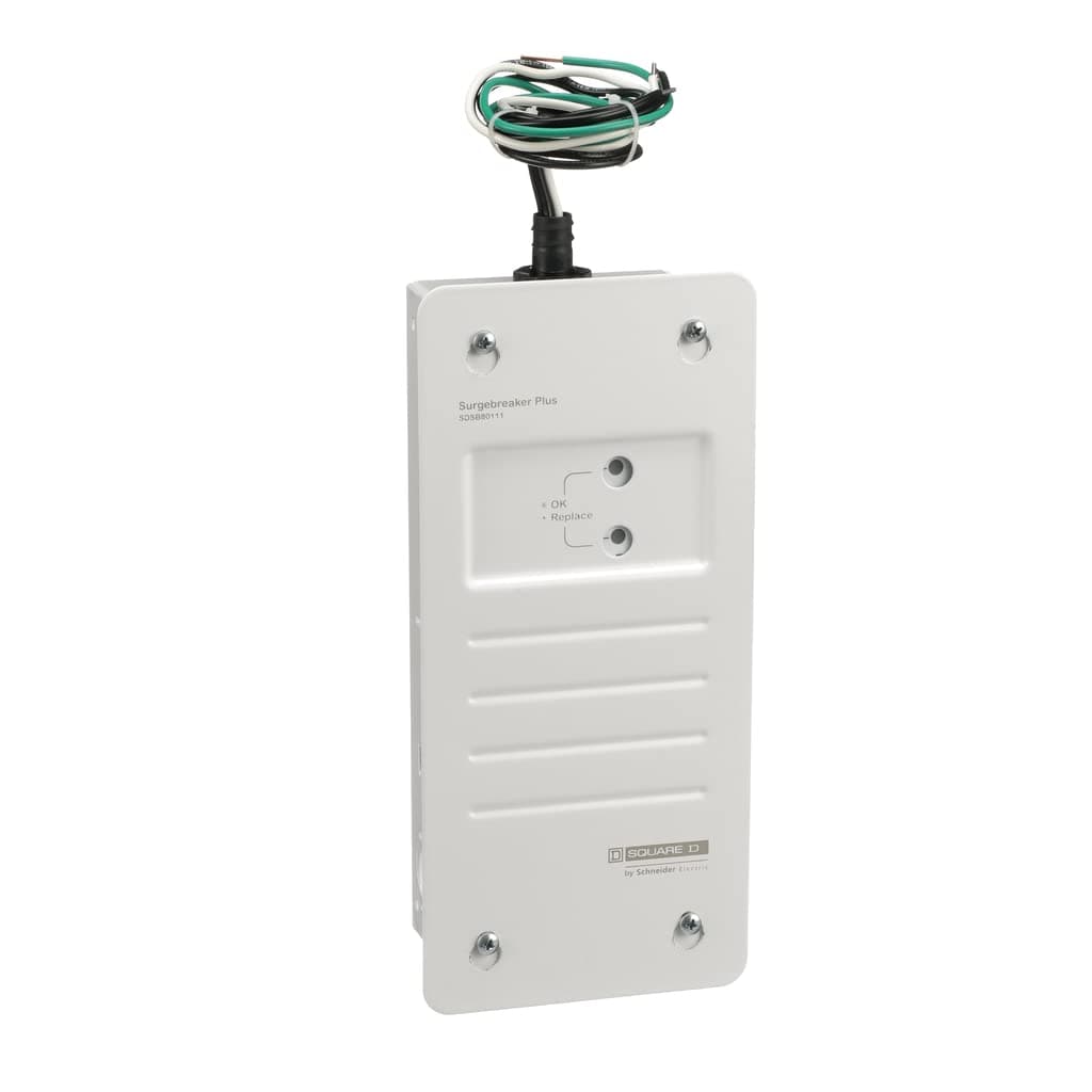 Schneider Electric Square D - SDSB80111 Surgebreaker Plus Protector contra Sobretensiones para Toda la Casa 120/240 voltios con Protección para Cable, Teléfono y Ethernet LYSB00UICHLEI-CMPTRACCS