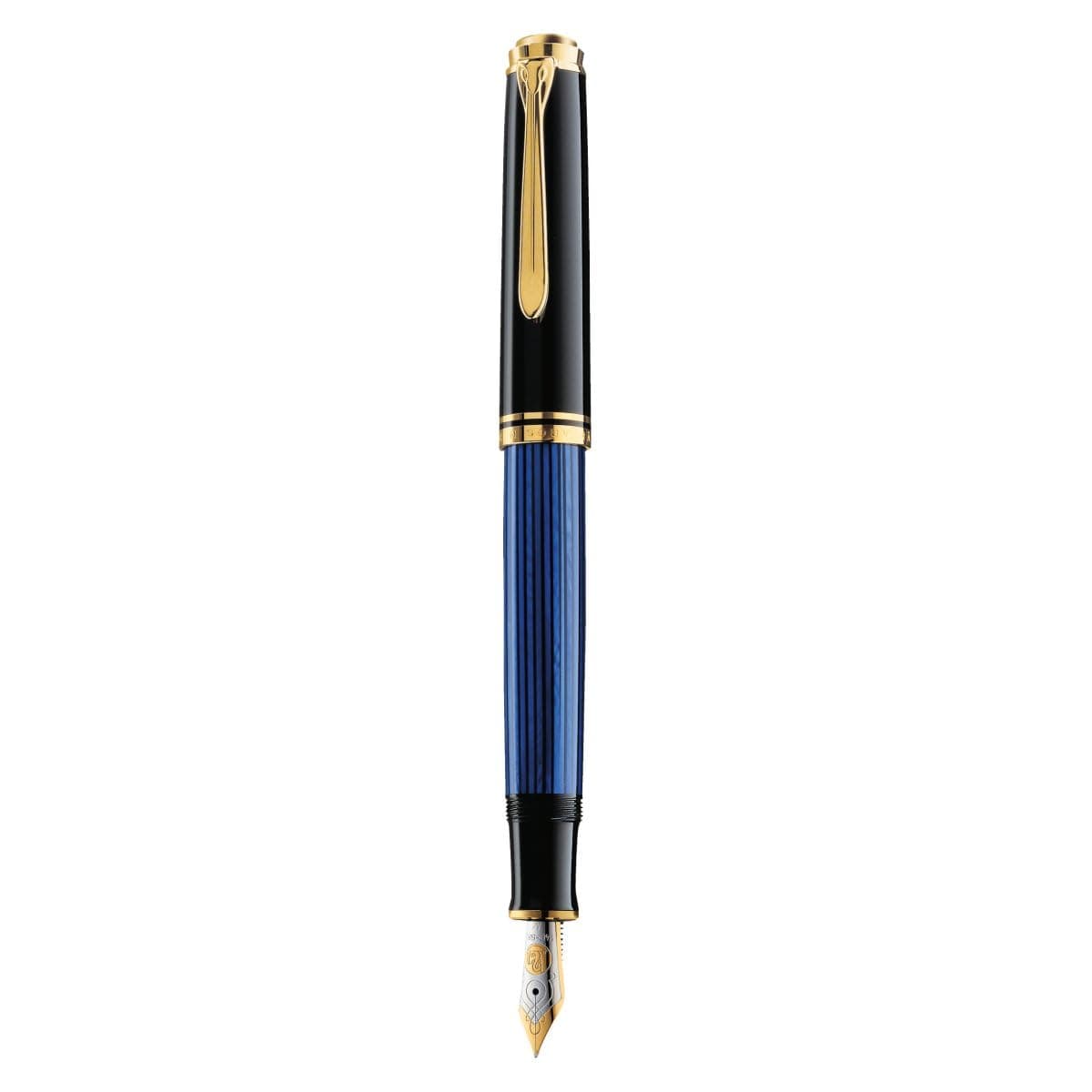Pelikan Premium M400 Fountain Pen EF - Black/Blue 985952