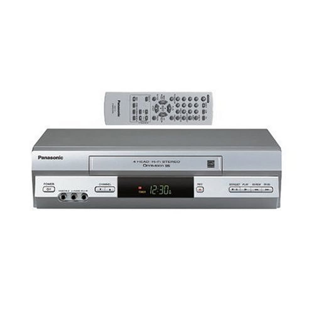 Panasonic PV-V4525S Videograbadora de 4 cabezales, plateada