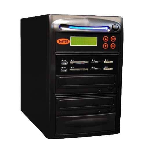Systor 1:1 Combo Flash & Blu-ray BDXL Duplicador SYS-USBSDCF-BD-01 - Respaldo de memorias a CD/DVD/BD