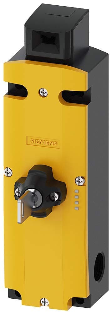 Siemens 3SE5 322-3SE23 Interruptor de enclavamiento, carcasa 54 mm, fuerza de bloqueo 1300 N, LED amarillo/verde, 230 VAC
