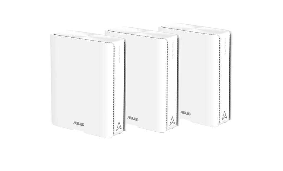 ASUS ZenWiFi BE30000 WiFi 7 Quad-Band Mesh Router (Paquete de 3) - Blanco (Reacondicionado)