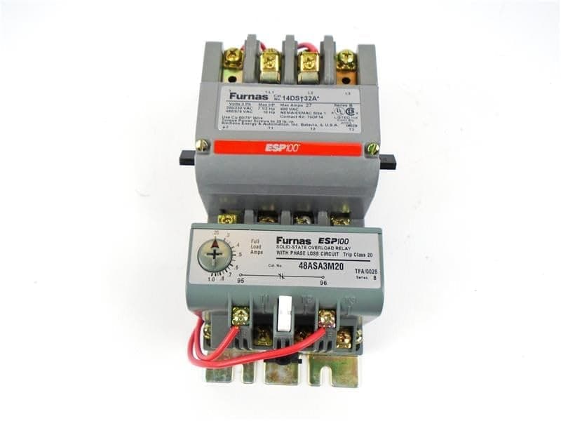 SIEMENS 14DSA32AA Starter FVNR SZ1 3PH OPN 120/240V .25-1A