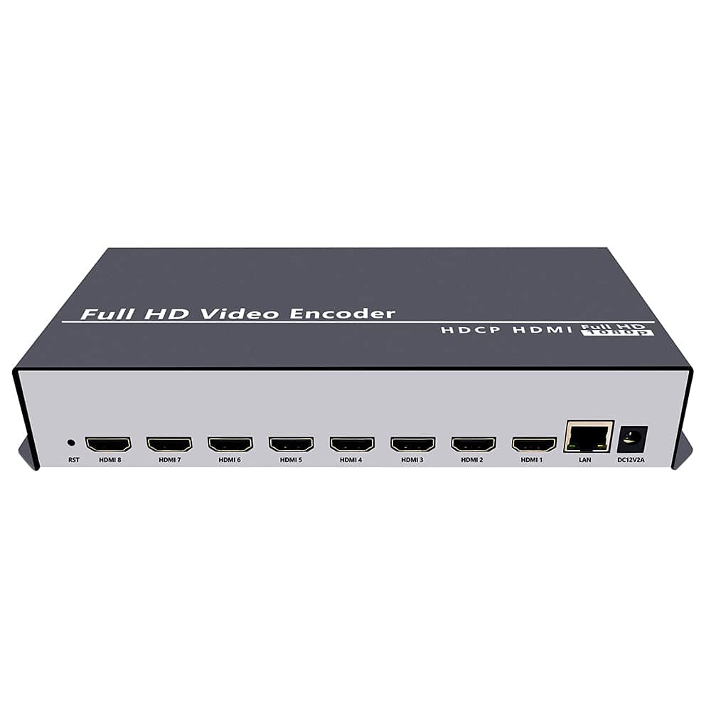 ISEEVY 8ch HDMI Video Encoder - 1080P H.265/H.264, SRT/RTMP/RTSP
