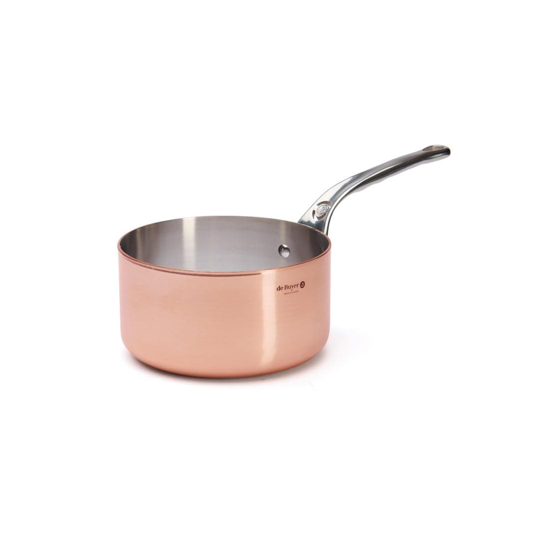 de Buyer PRIMA MATERA 7" cazuela redonda cobre-acero inoxidable, apta para inducción 6206.18