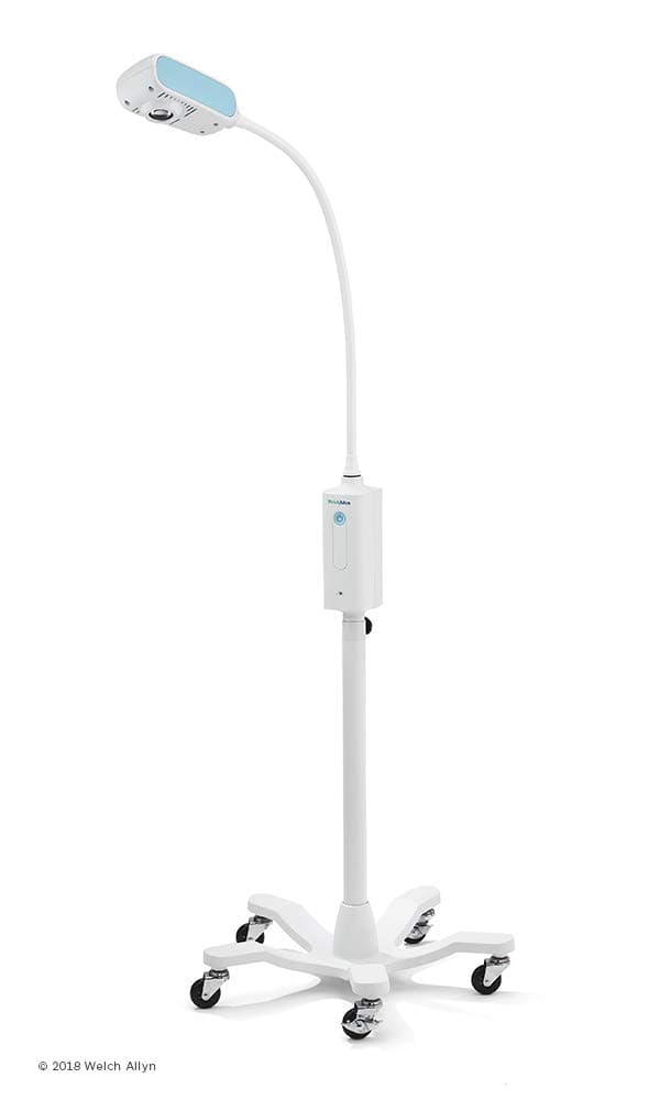 Welch Allyn Lámpara de examen GS 300 con pedestal móvil 44400