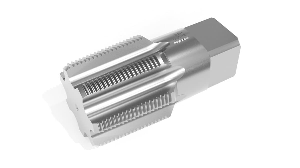 Accusize Juego de machos para tubería NPT 2-1/2"-8, 8 canales HSS