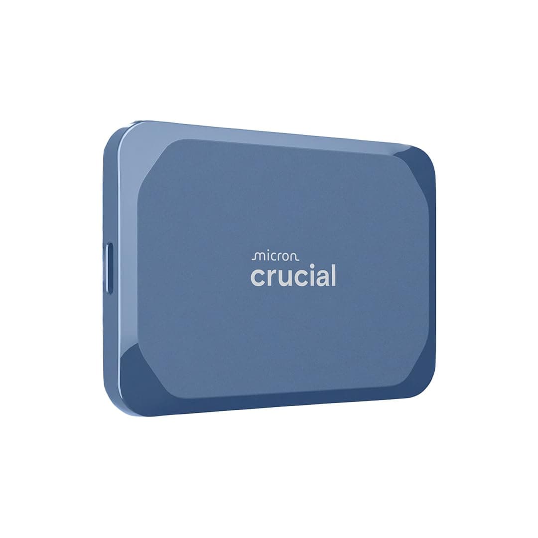 Crucial X10 SSD portátil de 8 TB, hasta 2.100 MB/s, USB 3.2 USB-C, unidad de estado sólido externa, compatible con Windows, Mac y Android, almacenamiento resistente para juegos, fotos y archivos, azul - CT8000X10SSD9-02