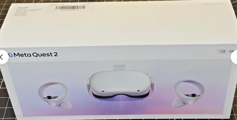 Oculus Quest 2 128GB Auricular VR Todo en Uno Blanco