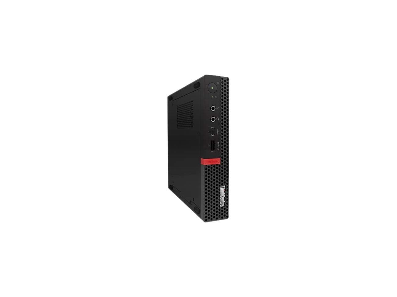 Lenovo ThinkCentre M720q Tiny Desktop Core i3-8100T 8GB 128GB SSD Windows 10 Pro 10T7003HUS