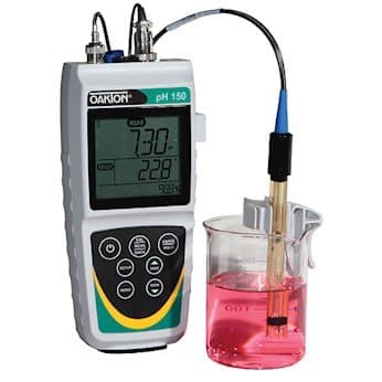 Oakton pH 150 Medidor Portátil Impermeable con Electrodo SJ y Calibración AO-35614-33
