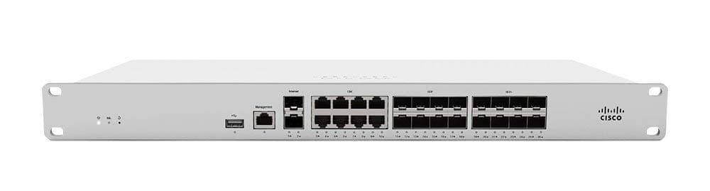 Cisco Meraki MX250-HW Rackmount con licencia Enterprise de 1 año (reacondicionado) MX250-HW-cr