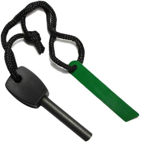 Charmate Camping y suministros de emergencia para actividades al aire libre: Encendedor de magnesio y pedernal tktcdy5012
