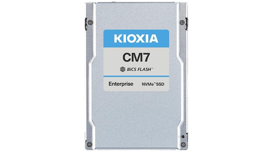 SSD empresarial KIOXIA CM7-R Series KCMYXRUG15T3 15.36 TB PCIe 5.0 (NVMe)