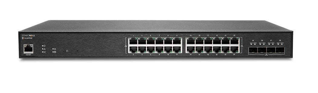 SonicWall Switch SWS14-24FPOE con Soporte Dinámico 24x7 por 5 Años 02-SSC-2468+02-SSC-4780