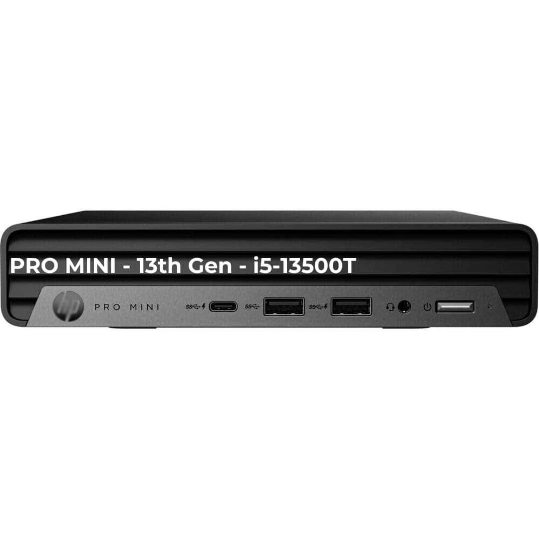 Inc. | VISION COMPUTERS HP Pro Mini 400 G9 - Desktop compacto con Intel i5-13500T, 16GB RAM, 256GB SSD, Windows 11 Pro