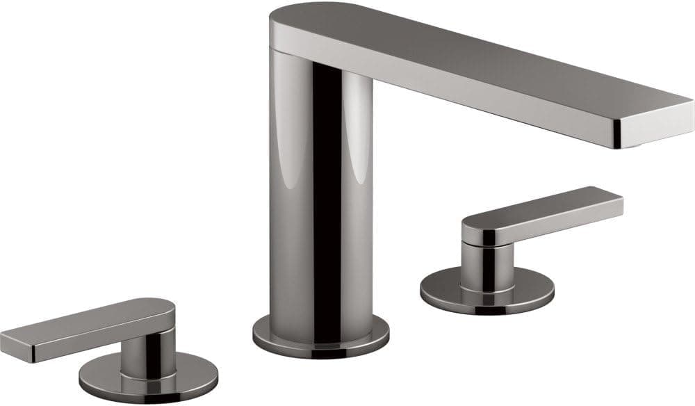 Kohler Composed K-73060-4-TT Grifo widespread para lavabo con dos manijas - Vibrant Titanium