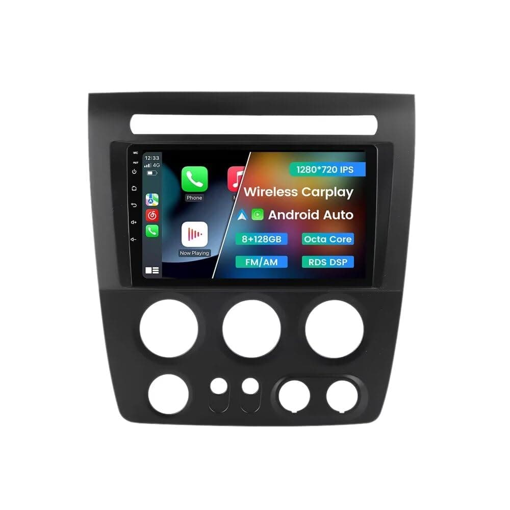 Radio Estéreo Biorunn 9" para Hummer H3 (Android 13, 8GB RAM, 128GB ROM)