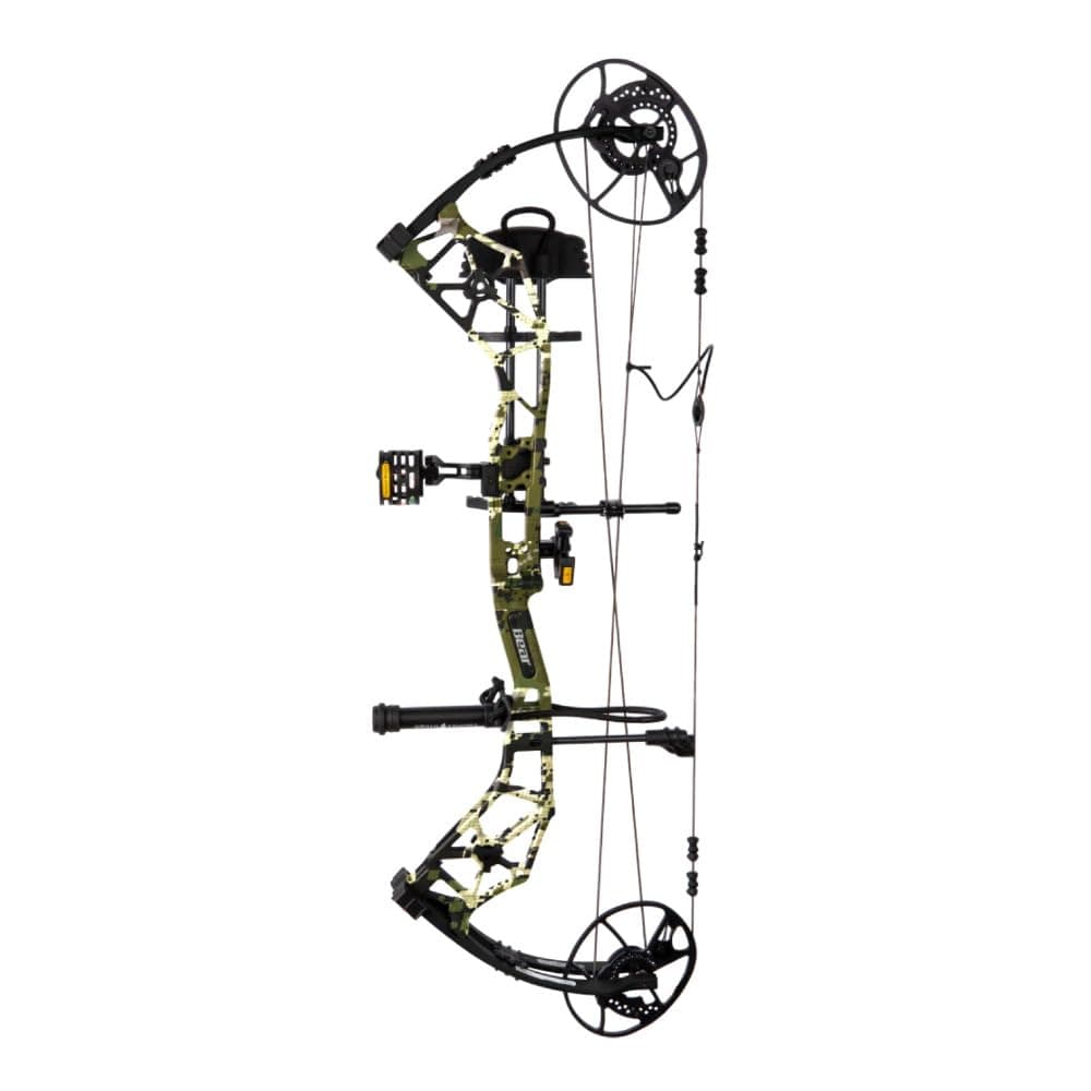 Bear Archery Arco para oso PKG, Alaskan XT RTH RH (25-32 kg) Negro/Tierra baja AV46A731D7R