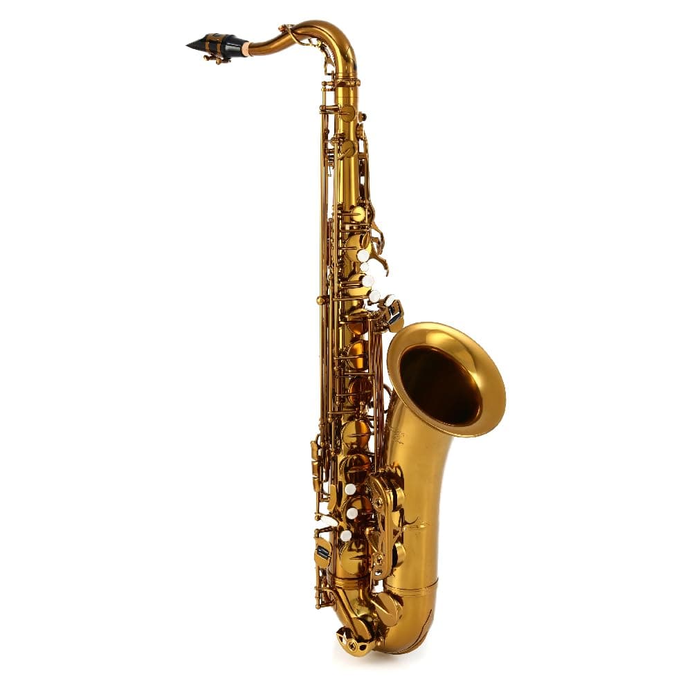 BetterSax Classic Tenor Saxophone - Saxofón tenor acabado lacado oscuro, kit completo BS-TS-11-DL