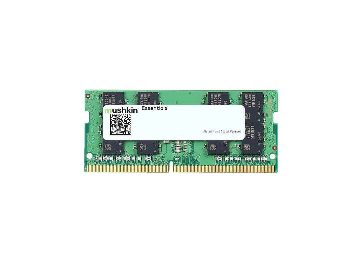 Mushkin Essentials - DDR4 SODIMM - 32GB 3200MHz CL22 260 pines 1.2V RAM para notebook - No ECC - Canal único - (MES4S320NF32G)