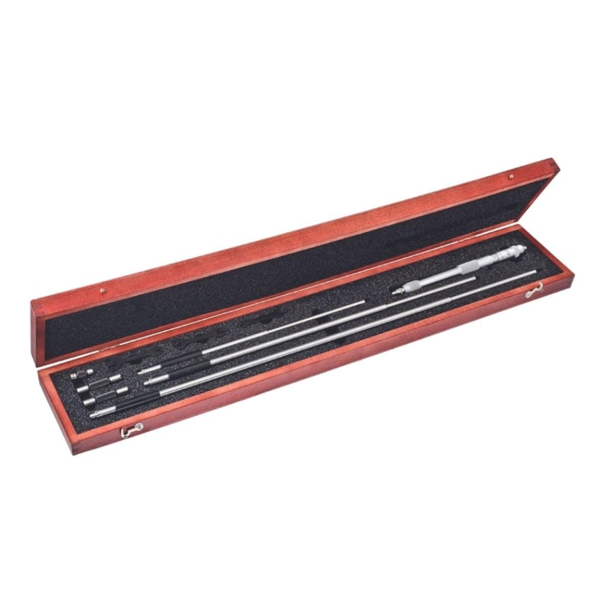 Starrett Set Micrómetros Internos de Varilla Sólida 200-800mm, 0.01mm - 124MCZ