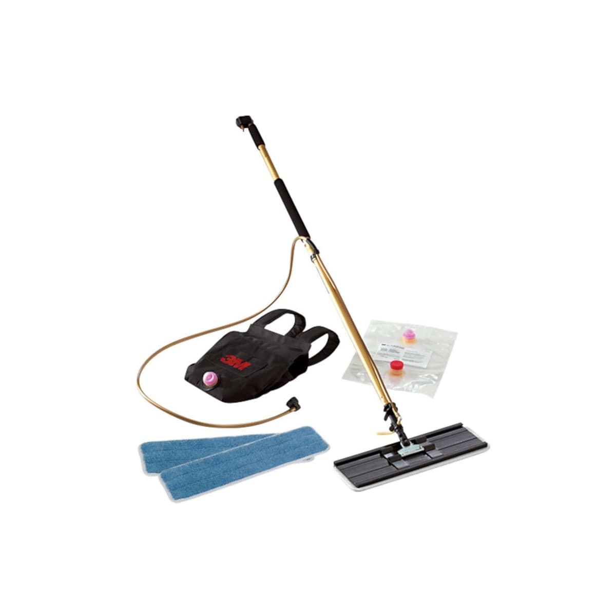 3M Easy Shine Kit aplicador de brillo para pisos, 1 caja 55433-case