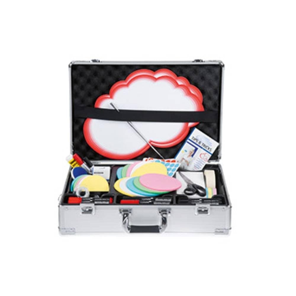 Legamaster Premium 7 225500 Presentation Kit con 2400 piezas en estuche de aluminio 8713797069762